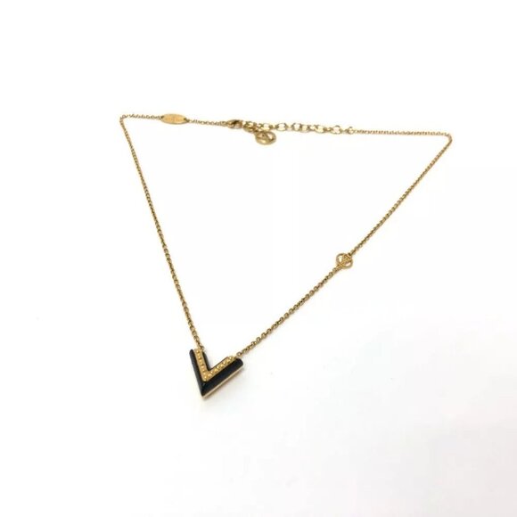 LOUIS VUITTON LV circle Essential V Pendant Necklace - Picture 10 of 11